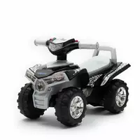 Kinderquad Speelgoedvoertuig - Zwart-grijs - Geluid
