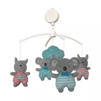 Mobiel Pluche Figuren Koala's - Grijs & Pastel Accenten