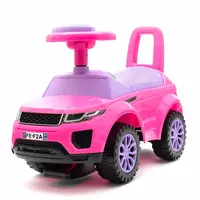 Felroze Speelgoedauto met Grote Wielen voor Kinderen