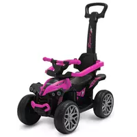 Quad Kids Loopauto - Zwart Roze - Buitenspeelgoed