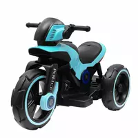 Elektrische Politie Motorfiets Blauw - Kinderspeelgoed