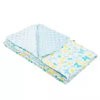 Educatieve minky babydeken 80x102 cm - Hypoallergeen