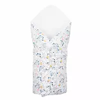 Klassieke Wikkeldoek met Kraalpatroon - Cranberrykleur