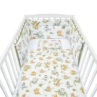 3-delige Baby Beddenset 100x135 cm - Jungleprint