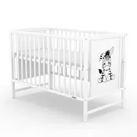 Babybedje BEA Zebra White - Kindermeubels & Geschenk