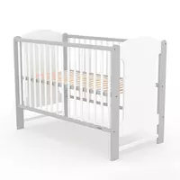 Klassiek Wit-Grijs Kinderbed - Baby Meubels
