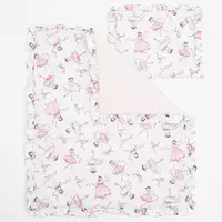 Ballerina Deken en Kussen Set - Roze Baby Essentials