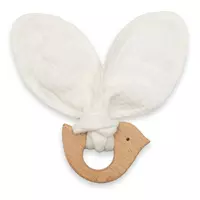 Bijtring Vogelvorm - Houten Speelgoed - Babyaccessoire
