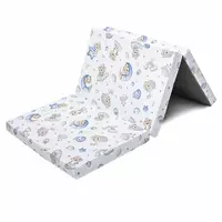 Opvouwbaar Reisbedmatras - 120x60x5 cm - Koala Blauw