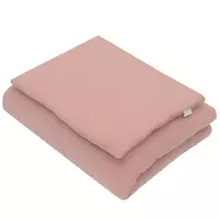 Gevoerde Hydrofiele Deken - Roze - 80x70 cm