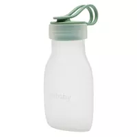 Siliconen Flesje met Mintgroene Dop - Baby Essentials