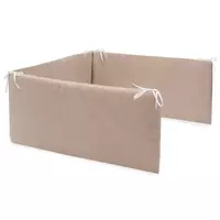Babybedbumper - Cappuccino Kleur - Veiligheid & Comfort