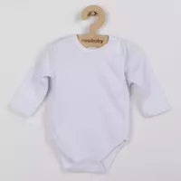 Baby body - Wit - Maat 50 - Lange mouwen - Katoen - Baby kleding