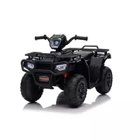 Elektrische Kinderquad – Zwart – 12V – Muziek, LED & 3 Snelheden