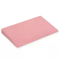 Katoenen kussensloop voor wigkussen 59x37 cm roze