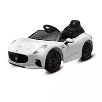 Elektrische Speelauto Maserati GranTurismo Wit – Luxe Kindervoertuig met Afstandsbediening