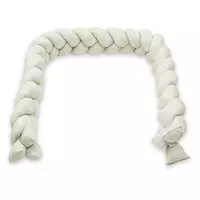 Gevlochten Bedomranding - Leaves Design - Ledikant Bumper