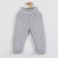 babykleding - baby onesies grijs - maat 80 (9-12m) - baby sokken met voetjes