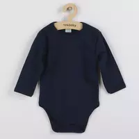Babyromper - Donkerblauw - Maat 50 - Lange Mouwen - 100% Katoen