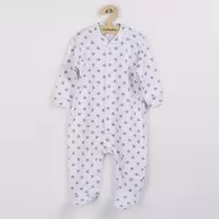 Baby Jumpsuit - Grijs - Sterren - Maat 68 (4-6 maanden)