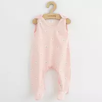 Baby Rompertje - Mouwloos - Zachtroze - Katoen - 0-3 maanden