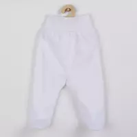 Babylegging - Wit - Maat 50 - Elastische tailleband - 100% katoen
