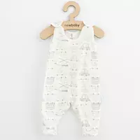 Baby romper - maat 80 - 100% katoen - voertuigen patroon