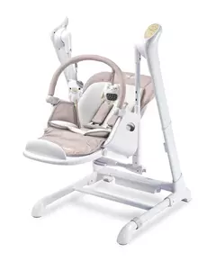 Kinderstoel en schommelstoel beige indigo