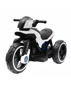 speelgoed motorfiets - politie - 3-wieler - zwart-wit
