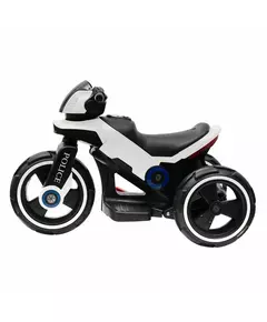 speelgoed motorfiets - politie - 3-wieler - zwart-wit