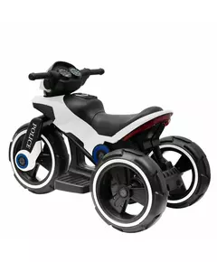speelgoed motorfiets - politie - 3-wieler - zwart-wit
