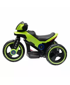 Elektrische Politie Motorfiets Groen - Stabiele Wielen