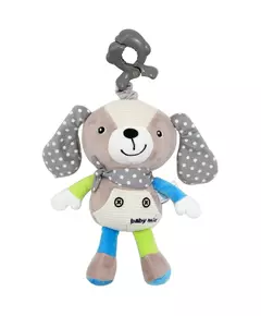 Pluchen Hondenknuffel met Clip - Beige en Asymmetrisch
