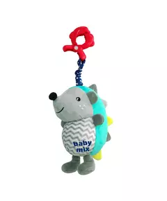 Grijze Pluchen Egel met Stekels - Knuffel voor Baby
