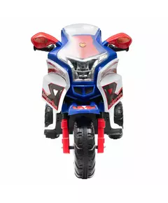 Sportieve kinder accu-motor - Wit met blauw en rood