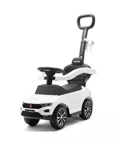 Volkswagen Kinderloopauto Wit - Duwstang