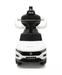 Volkswagen Kinderloopauto Wit - Duwstang