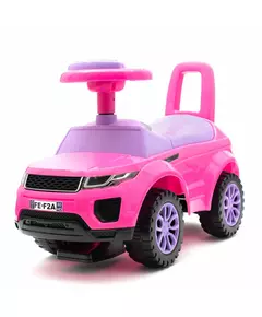 Felroze Speelgoedauto met Grote Wielen voor Kinderen