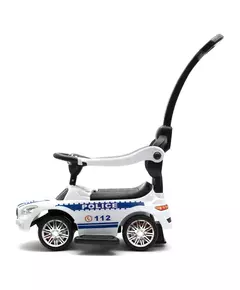 Loopauto Politieauto - Zwart Stuur, Comfortabele Zitting