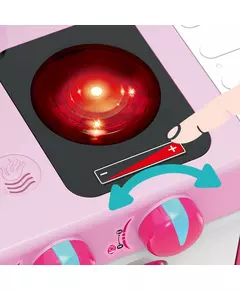 Roze Speelkeuken - Compact - Inclusief Speelgoedvoedsel