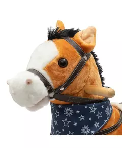 Schommelpaard Bruin - Hobbelpaard met melodie