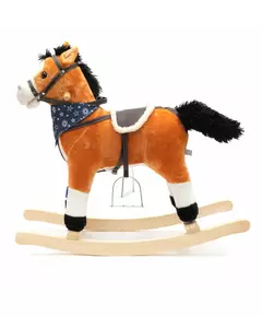 Schommelpaard Bruin - Hobbelpaard met melodie
