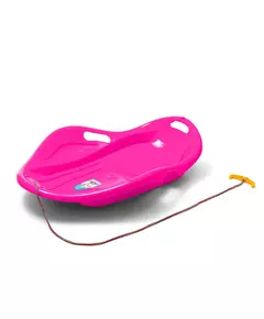Funky Sleigh - Felroze Kunststof Kinderslee met Handvat