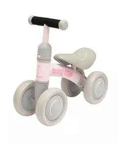 Loopfiets Roze & Grijs - Peuterfiets zonder Pedalen