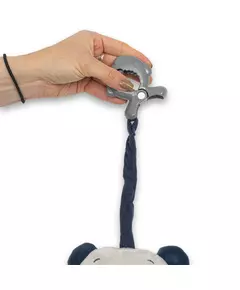 Pluche Grijze Teddybeer met Bruine Strik - Knuffeldier