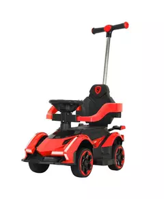 Kinderloopauto - Elektrische Autofiets - Rood/ Zwart
