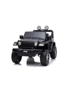 Jeep Rubicon speelgoedauto zwart - off-road terreinwagen