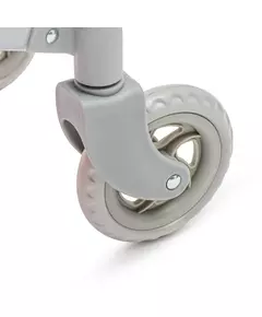 Poppenwagen 2-in-1 mGrijs et Roze Accenten