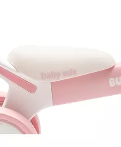 Loopfiets Roze Wit - Ergonomische Zitting