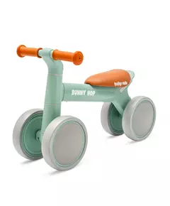 Driewielige loopfiets mintgroen - ergonomisch en stevig